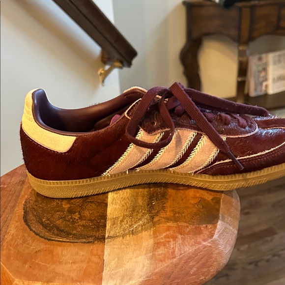 Adidas Samba Sneakers Bergandy Samba OG Sneakers size 8 1/2 - Picture 10 of 13